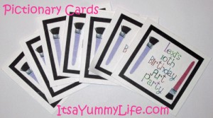 Pictionary Cards