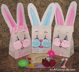 easter lunch bags