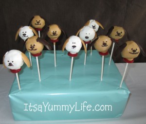 doggy cake pops