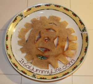 cinnamon tortilla snowflake