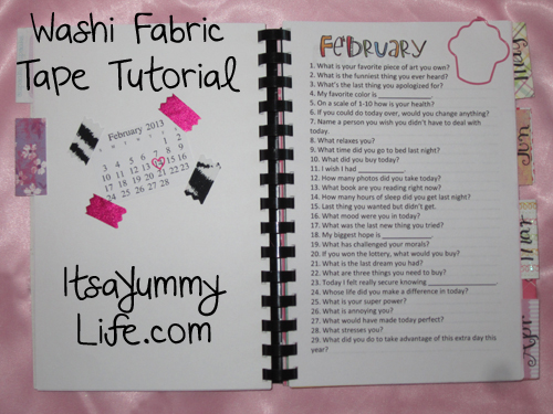 DIY Washi Tape Smash Book/Journal