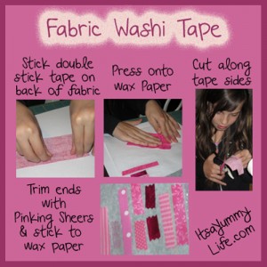 washi tape tutorial